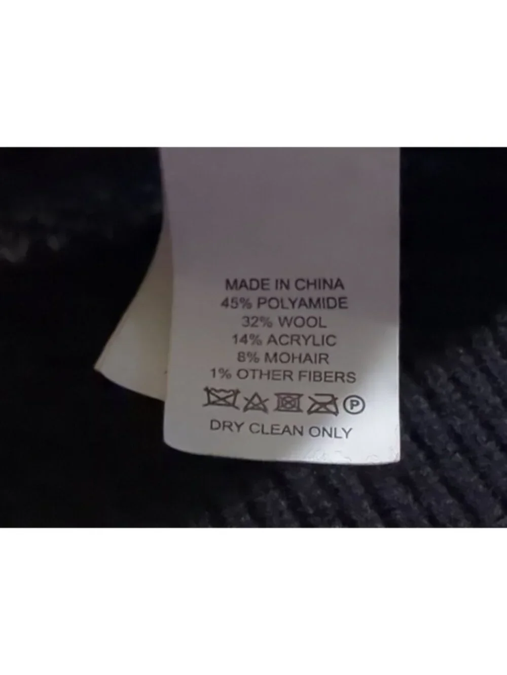 Kate Spade New York Live Colorfully black and white turtleneck fringe sweater S